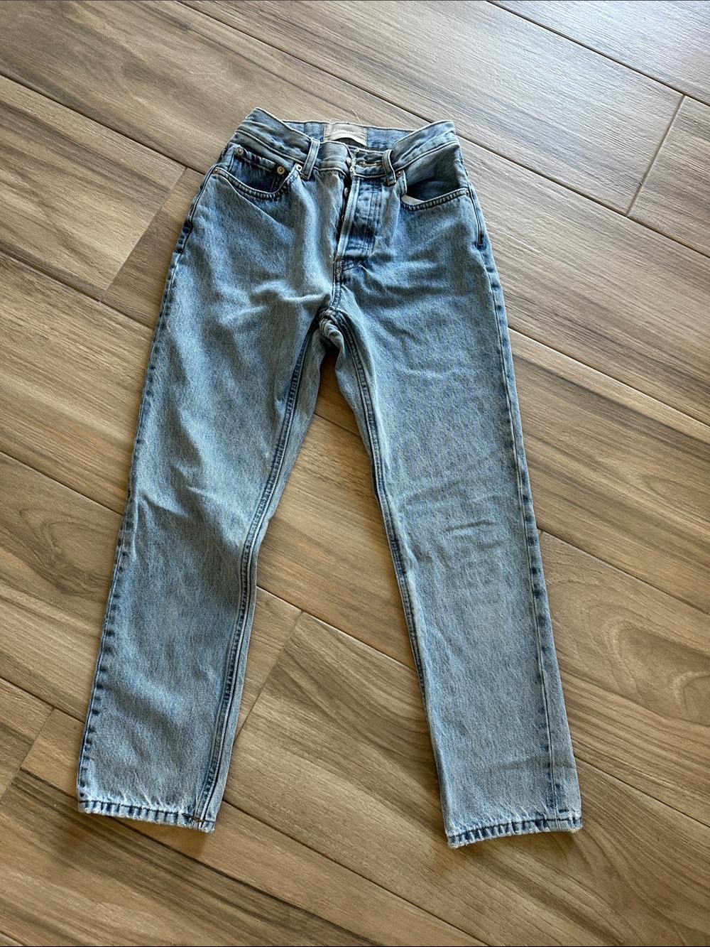 Everlane Light Wash Straight Jeans